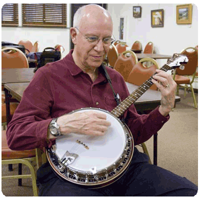 Austin Banjo Club practice session 2009